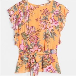 NEW Farm Rio Adonia Pintucked blouse